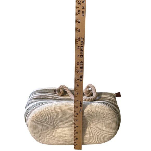 💖Unbranded woven cord bag with rope handles - Picture 3 of 6